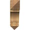 Ekena Millwork Imperial Arts & Crafts Rough Sawn Bracket, Western Red Cedar, 6"W x 20"D x 20"H BKT06X20X20IMP03RWR - alternate 2